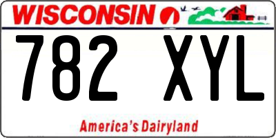 WI license plate 782XYL