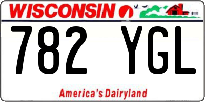 WI license plate 782YGL