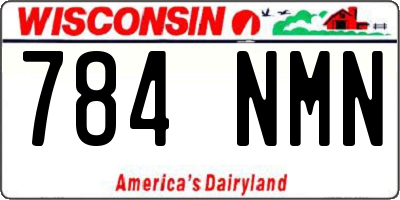 WI license plate 784NMN