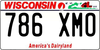 WI license plate 786XMO