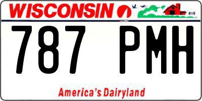 WI license plate 787PMH