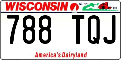 WI license plate 788TQJ