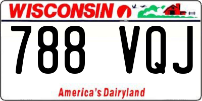 WI license plate 788VQJ