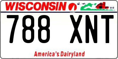 WI license plate 788XNT