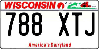 WI license plate 788XTJ