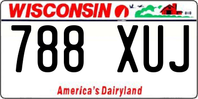 WI license plate 788XUJ
