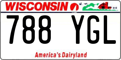 WI license plate 788YGL