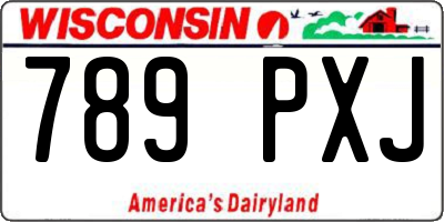 WI license plate 789PXJ