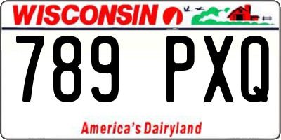 WI license plate 789PXQ