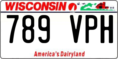 WI license plate 789VPH
