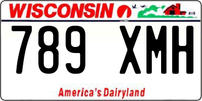 WI license plate 789XMH