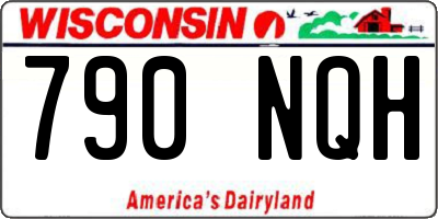 WI license plate 790NQH