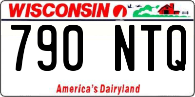 WI license plate 790NTQ