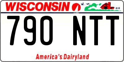WI license plate 790NTT