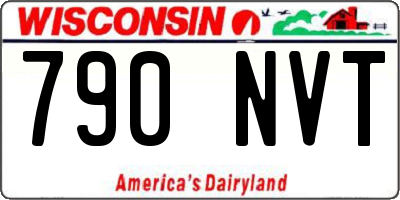 WI license plate 790NVT