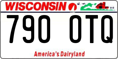 WI license plate 790OTQ