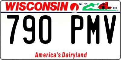 WI license plate 790PMV