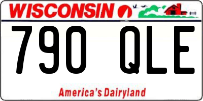 WI license plate 790QLE