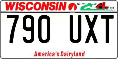 WI license plate 790UXT