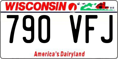 WI license plate 790VFJ