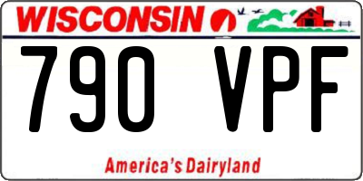 WI license plate 790VPF