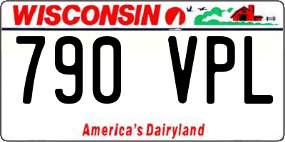WI license plate 790VPL