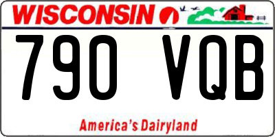 WI license plate 790VQB