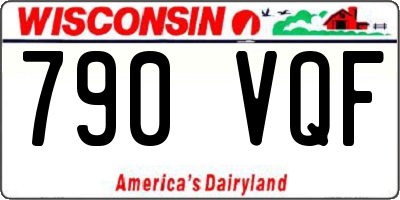 WI license plate 790VQF