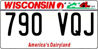 WI license plate 790VQJ