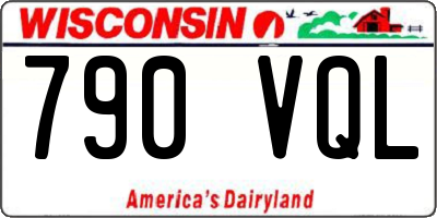 WI license plate 790VQL