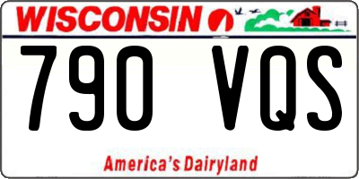 WI license plate 790VQS