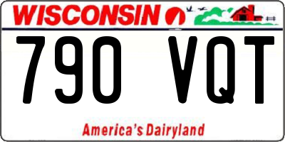 WI license plate 790VQT