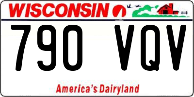 WI license plate 790VQV