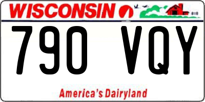 WI license plate 790VQY