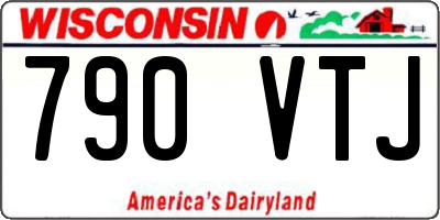 WI license plate 790VTJ