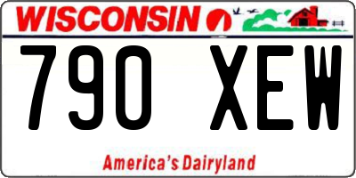WI license plate 790XEW