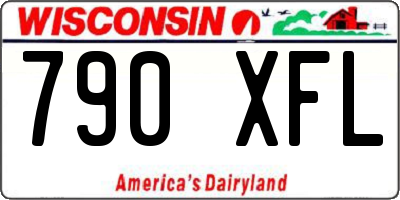 WI license plate 790XFL