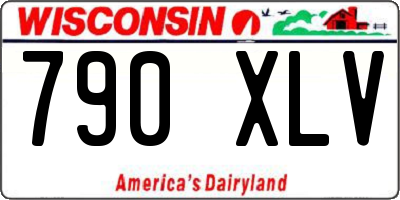 WI license plate 790XLV