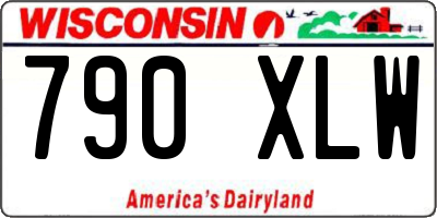 WI license plate 790XLW