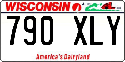 WI license plate 790XLY