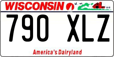 WI license plate 790XLZ