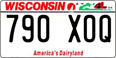 WI license plate 790XOQ