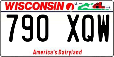 WI license plate 790XQW