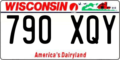 WI license plate 790XQY