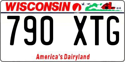 WI license plate 790XTG