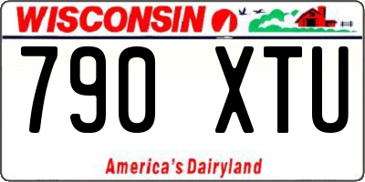 WI license plate 790XTU
