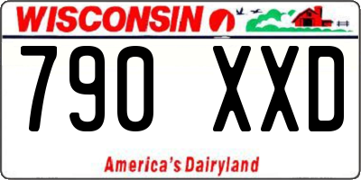 WI license plate 790XXD