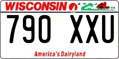 WI license plate 790XXU