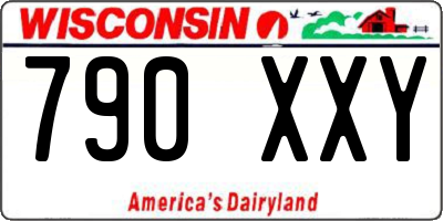 WI license plate 790XXY