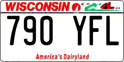 WI license plate 790YFL